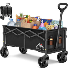 MEUIS wagon front view showing sturdy frame and storage benefit