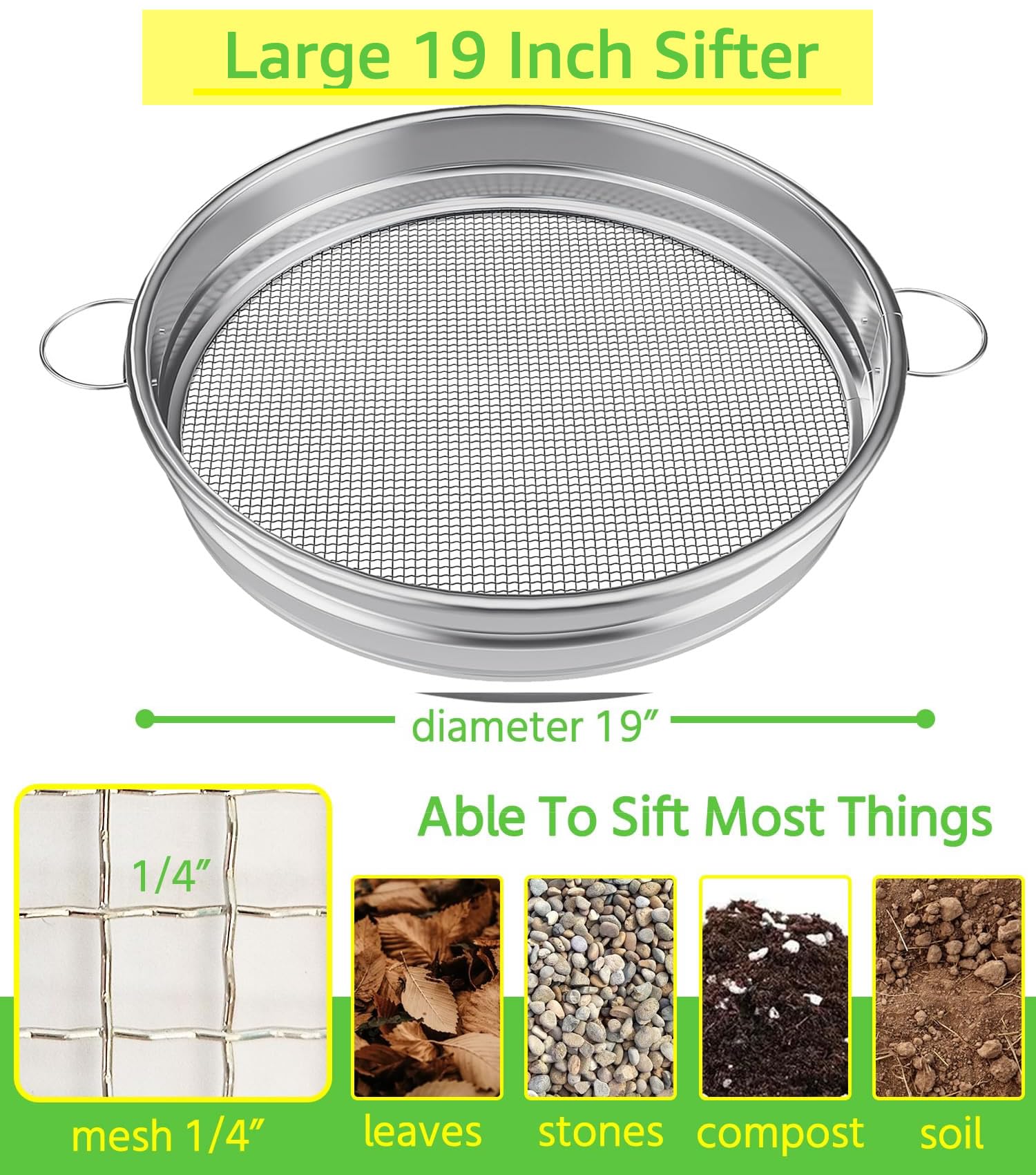 MEWPON close-up of galvanized mesh and weave for reliable particle separation benefit consistent sifting