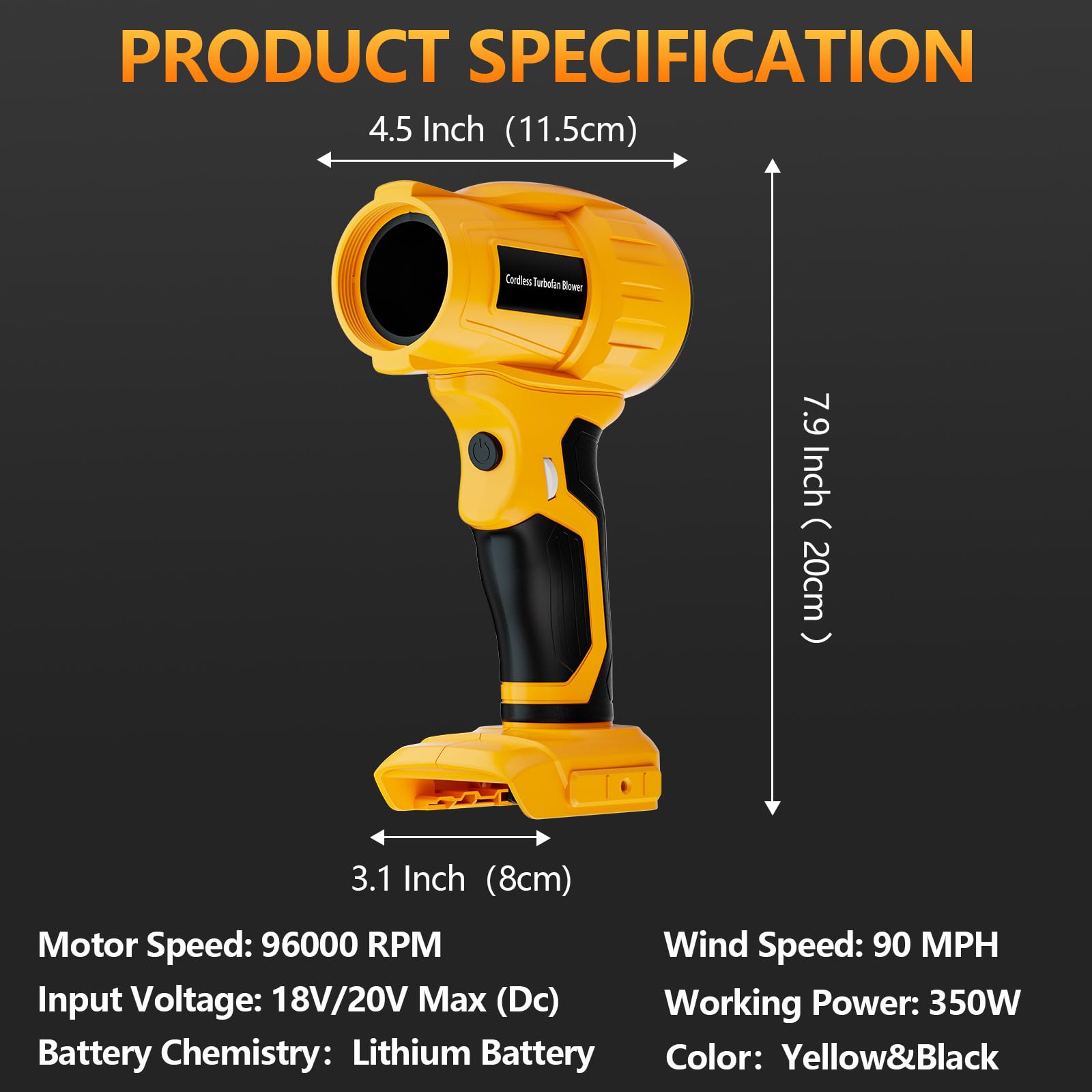 mewryytuo battery slot with Dewalt 20V pack, broad compatibility benefit