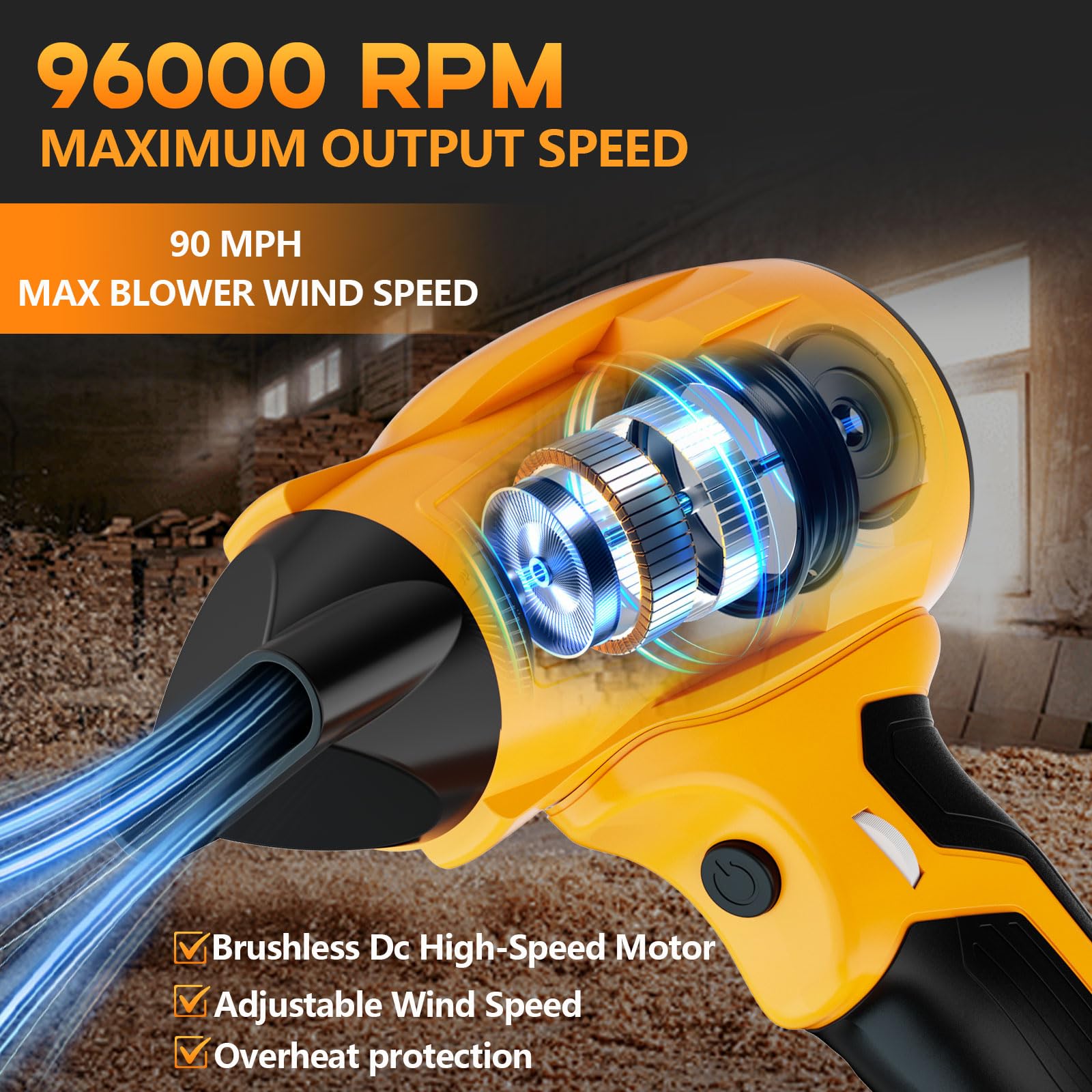 mewryytuo interchangeable nozzles laid out, versatile cleaning benefit