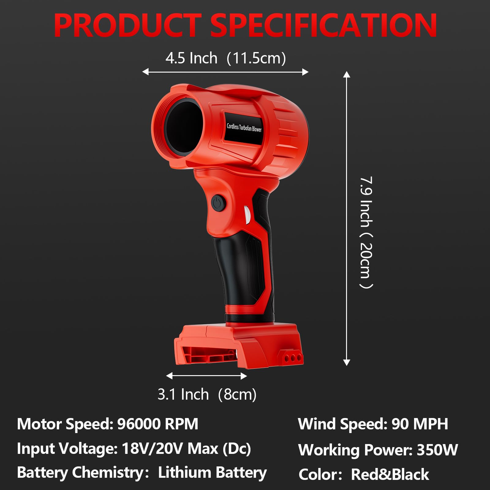 mewryytuo side profile showing motor vents and robust brushless motor build