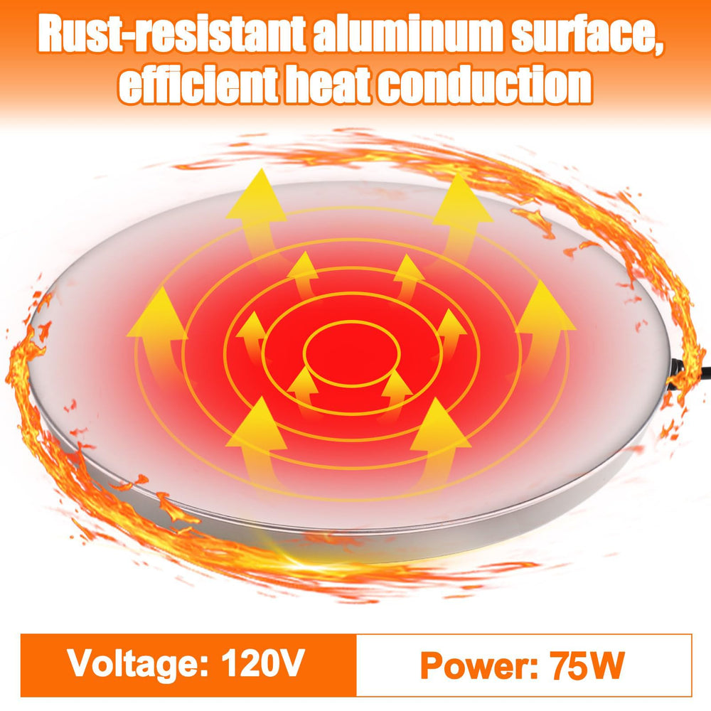 MEWTOGO close-up of aluminum surface highlighting rust resistance and easy cleaning