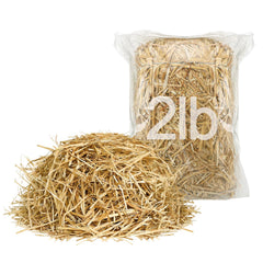 MEWTOGO front bale view showing clean compressed straw for quick bedding