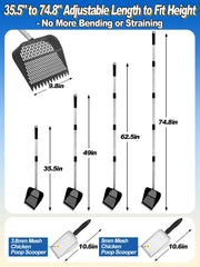 MEWTOGO scoop head close detail with tines for efficient scraping
