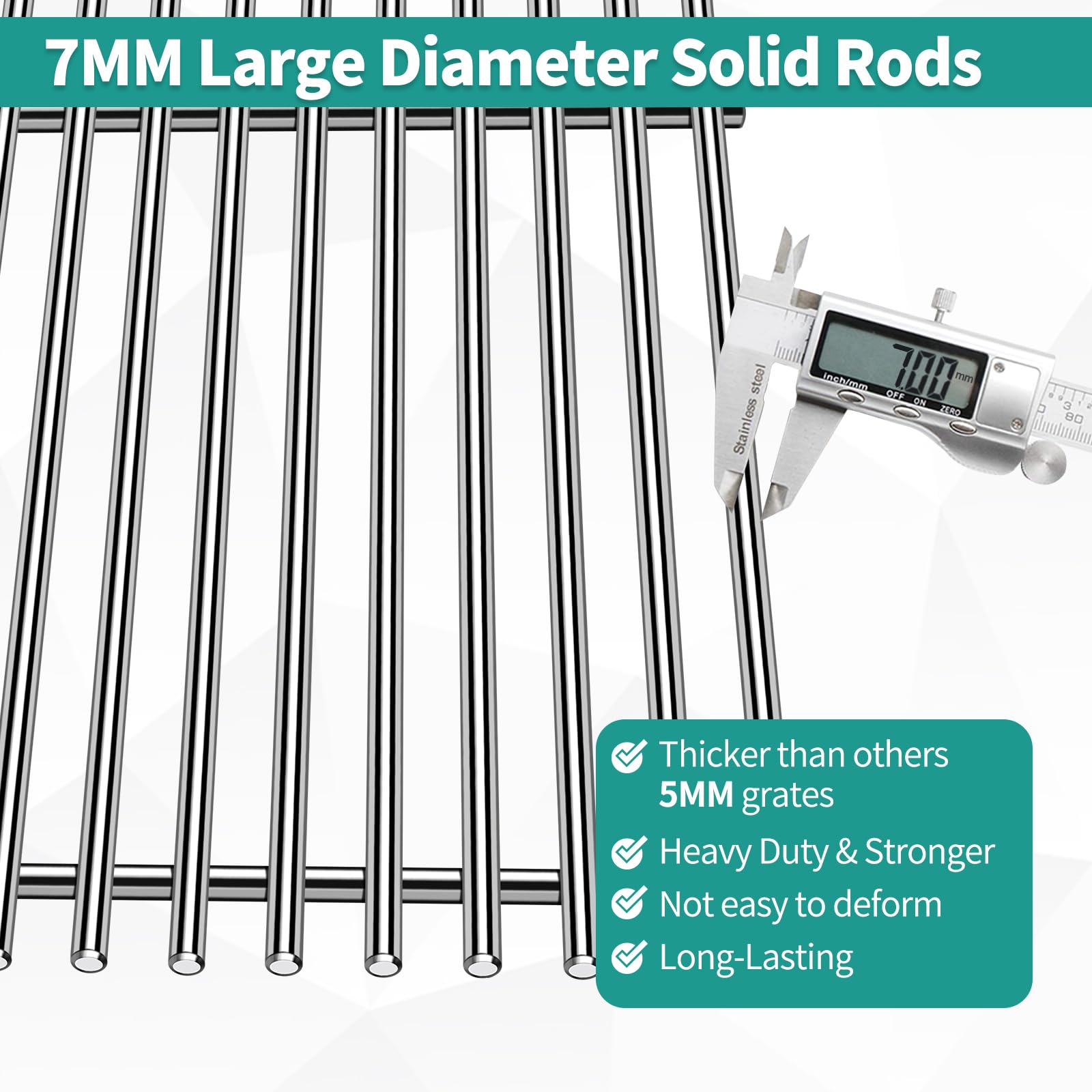 Meyafiny parts next to ruler showing exact 19.5-inch sizing benefit