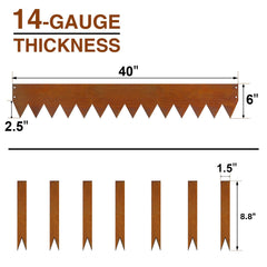 Meyoppm close-up serrated edge that eases installation and holds firm