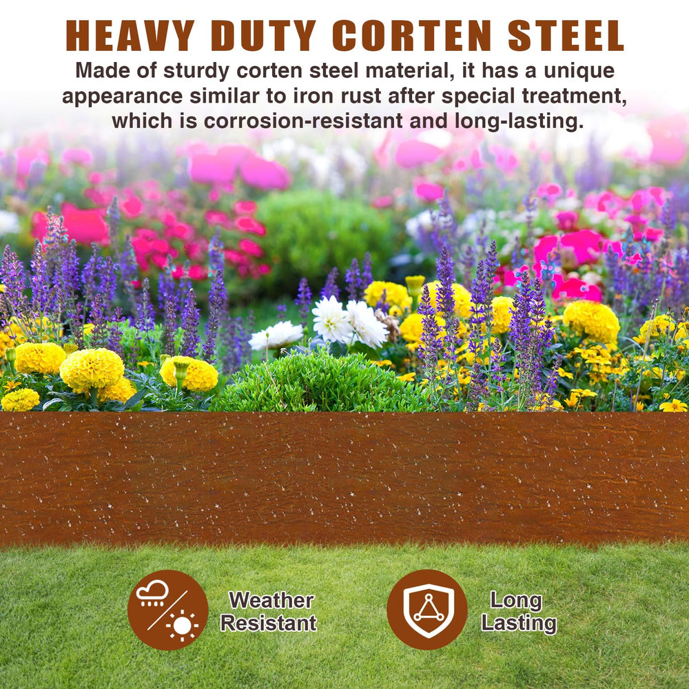 Meyoppm curved border demonstration forming smooth garden arcs