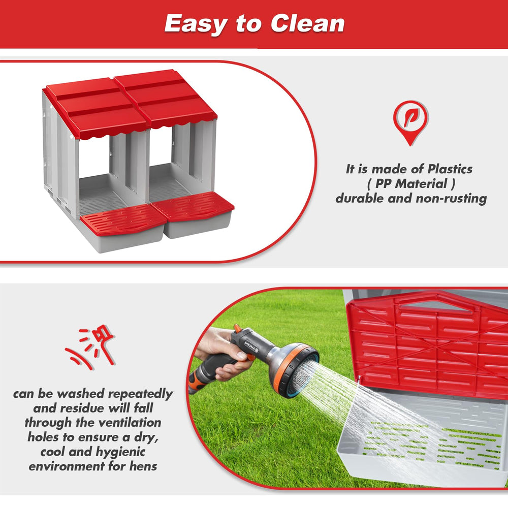 Meyoppm installed on a coop wall delivering secure, space-saving mounting