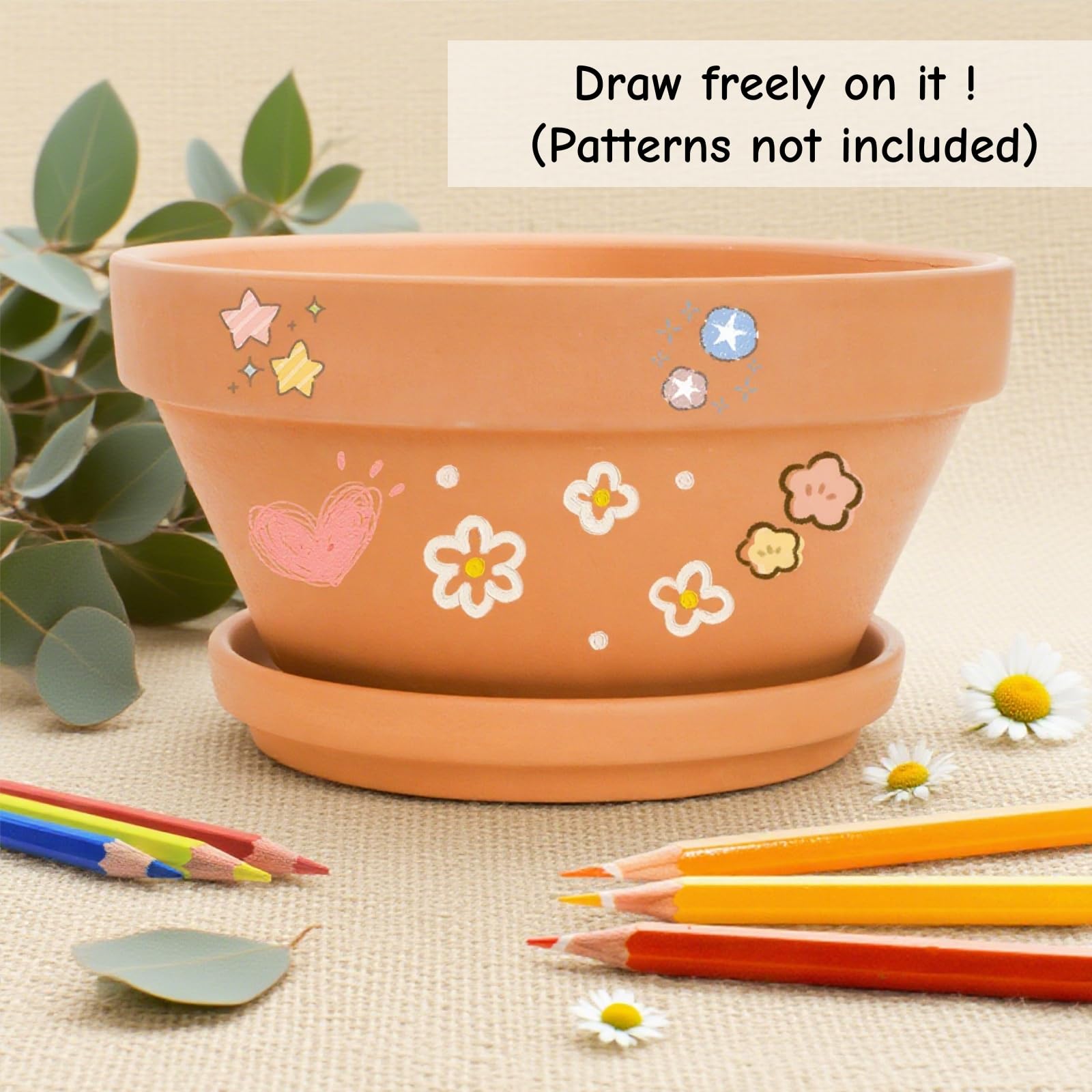 Mezchi pot next to ruler illustrating 8-inch width and shallow depth