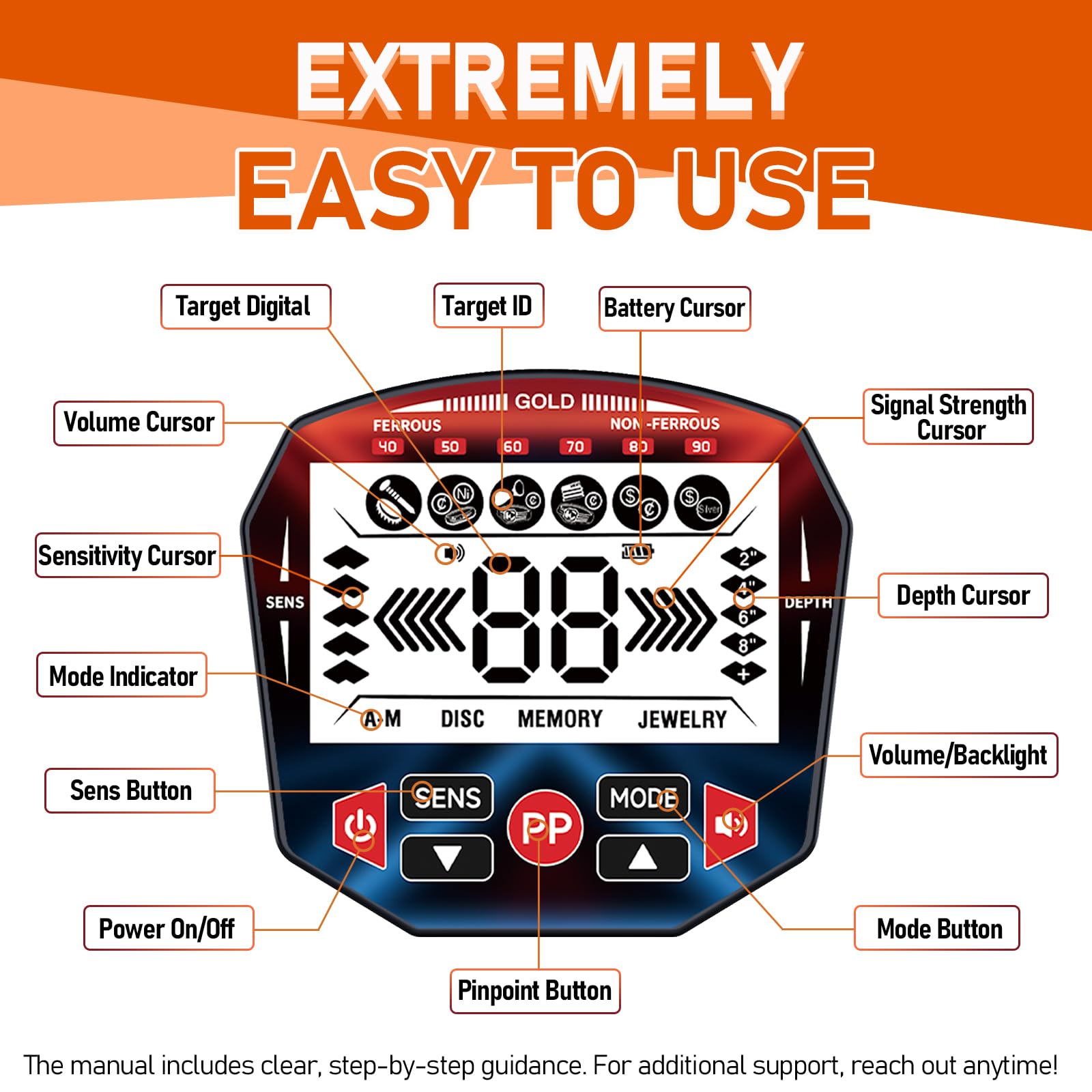 MFTEK adjustable stem and ergonomic grip for comfortable extended use