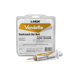 MGK Vendetta front packaging showing four 30 g tubes and included plunger for reliable baiting
