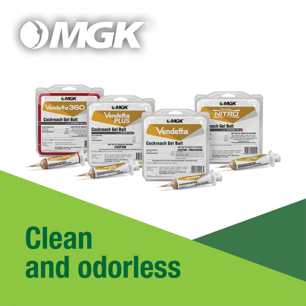 MGK Vendetta Plus beads placed under a sink showing discreet roach treatment