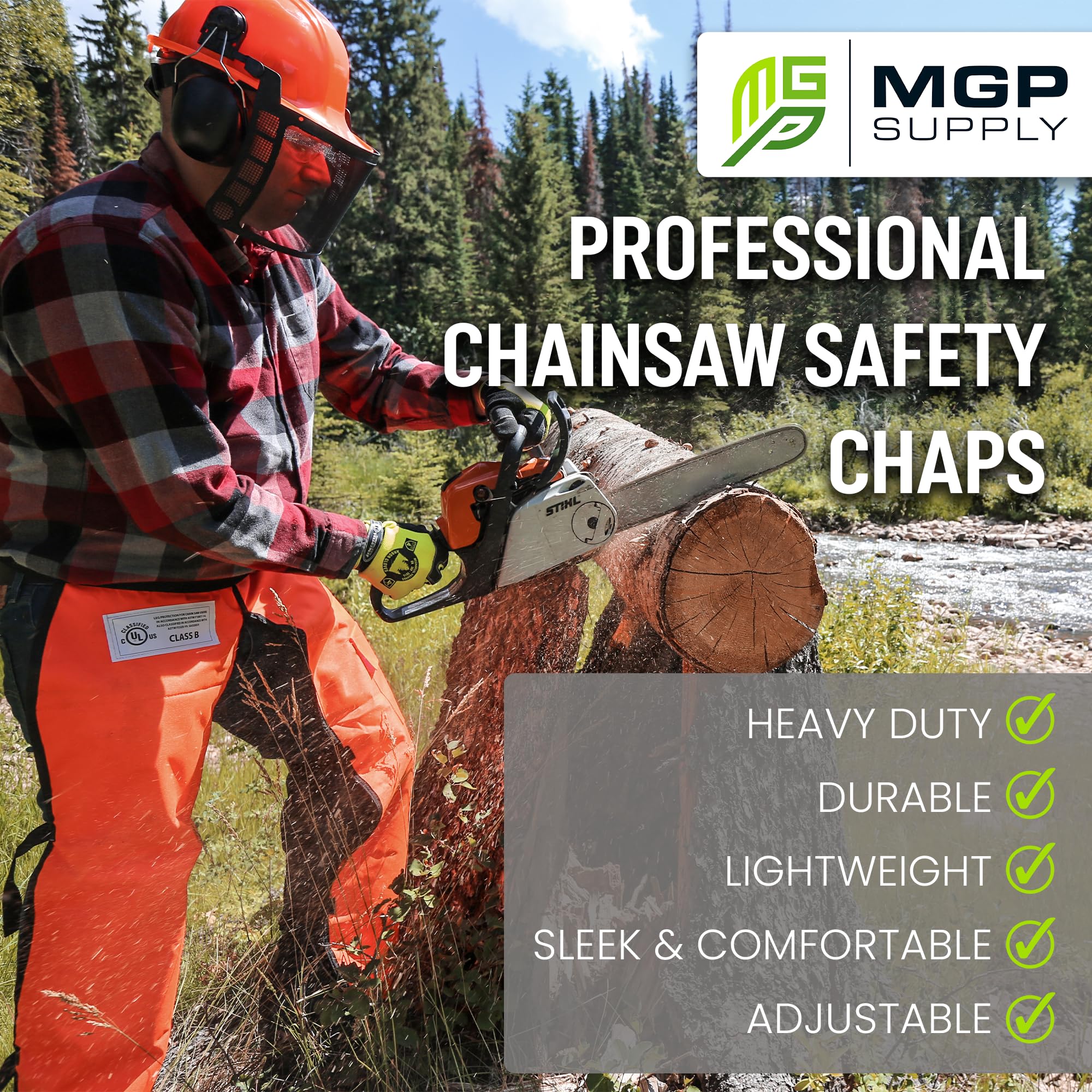 MGP SUPPLY adjustable waist buckle demonstrated and offering a customized secure fit