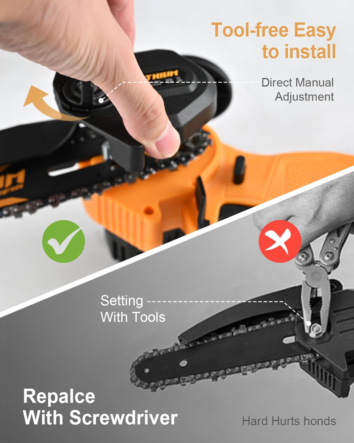 MGYM lifestyle garden setting showing convenient cordless yard work benefit