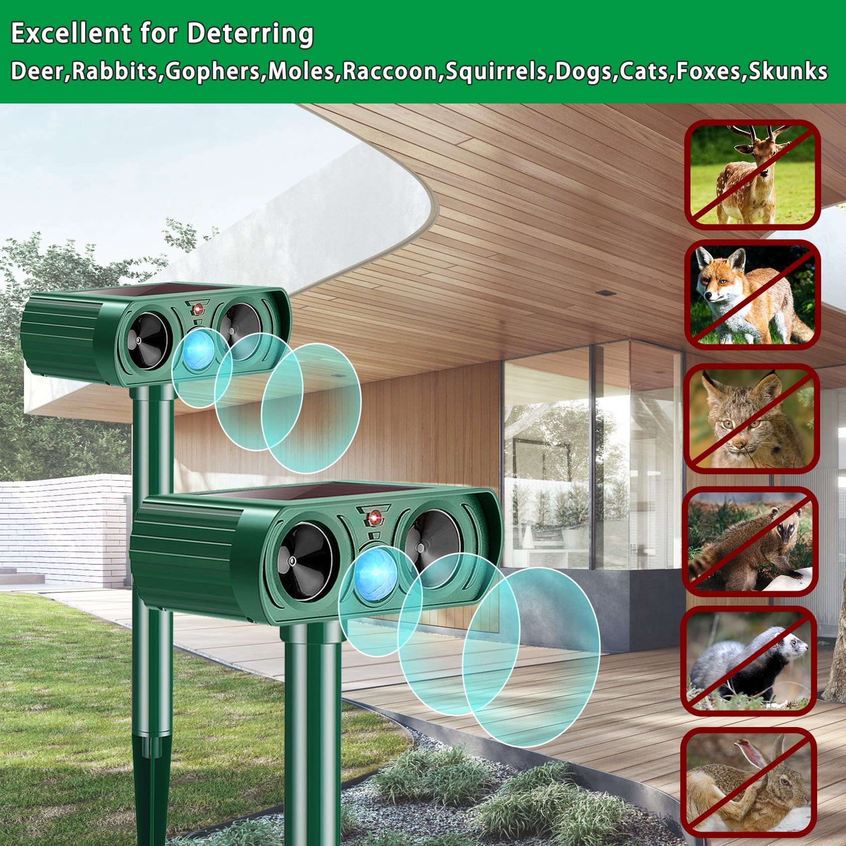 MHNKACA detail of motion sensor demonstrating quick detection to protect plants