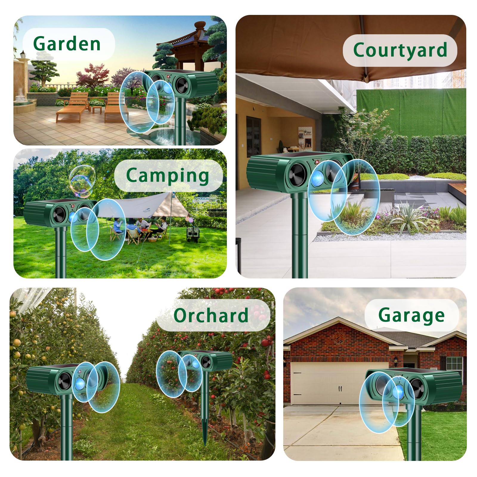 MHNKACA stake in wet soil illustrating waterproof construction and outdoor durability
