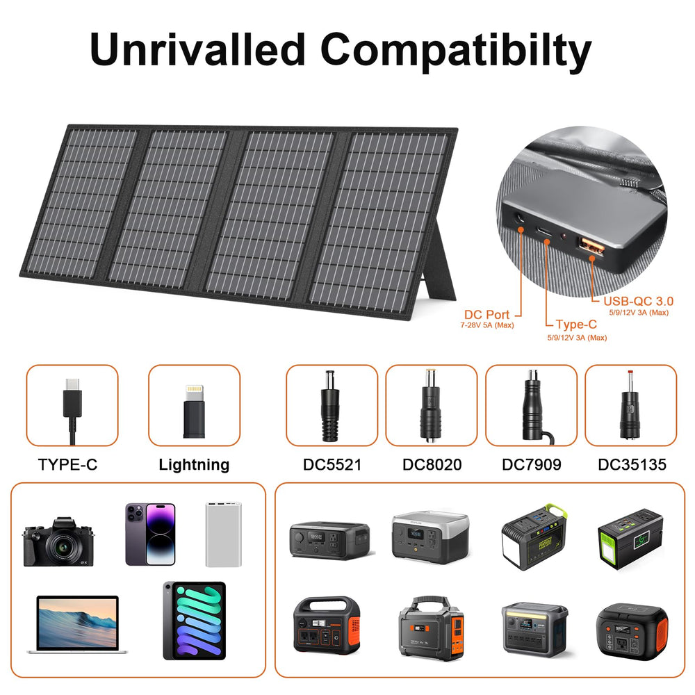 MHPOWOS kickstand angle set up for optimal sun positioning and stability