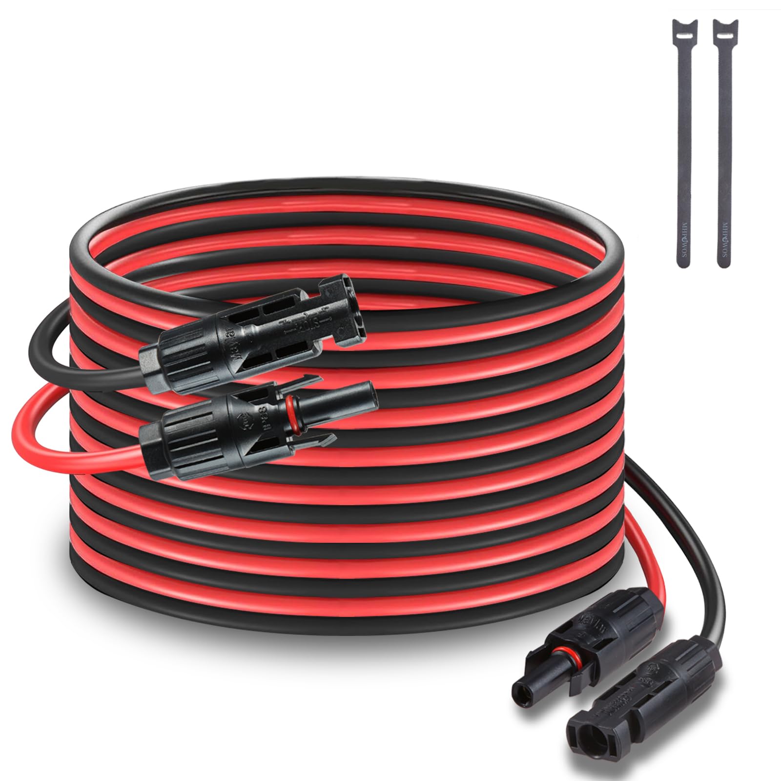 MHPOWOS front connector showing secure plug and reliable weatherproofing benefit