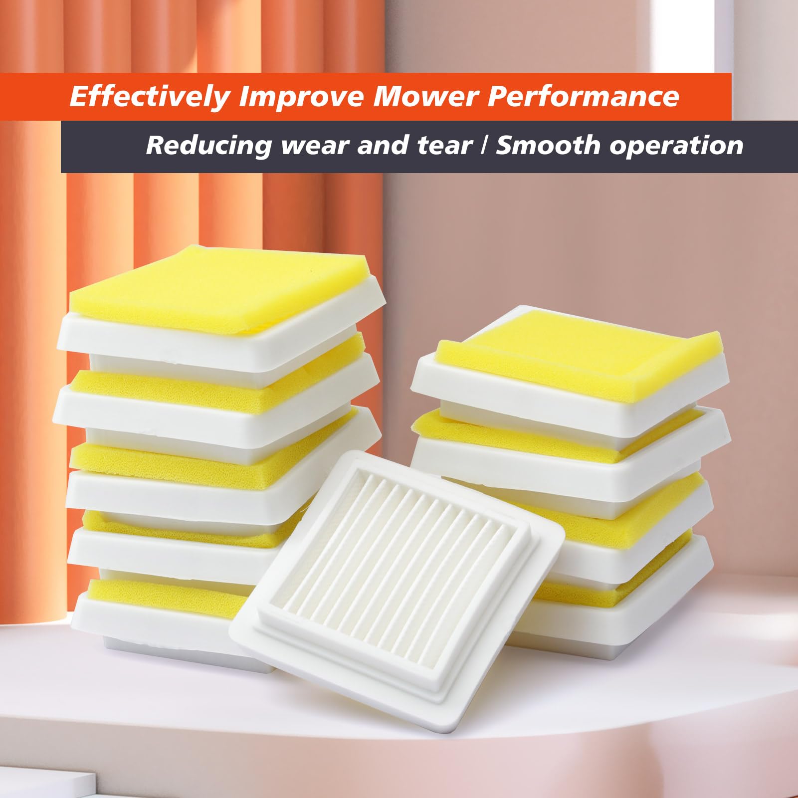 Mhrxusd filter beside ruler showing accurate size and easy replacement