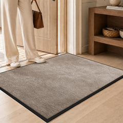 Mibao front view mat in doorway showing clean entry benefit