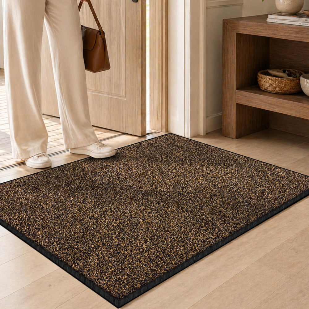 Mibao front view mat showing full coverage and welcome aesthetic