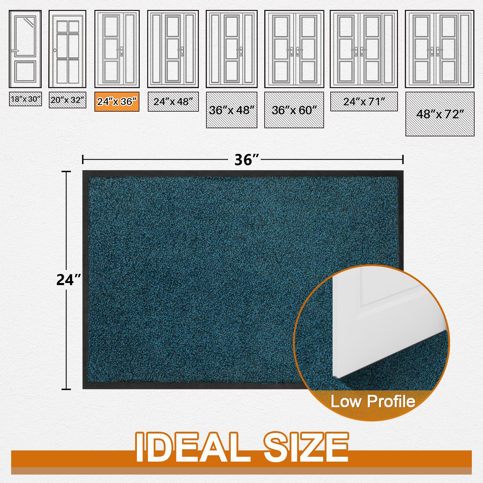 Mibao mat on porch showing stylish look and practical durability