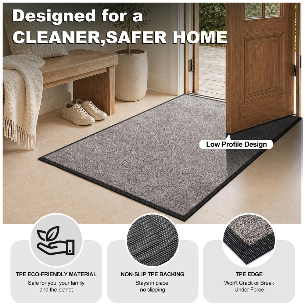 Mibao low-profile edge preventing door jams for smooth entry