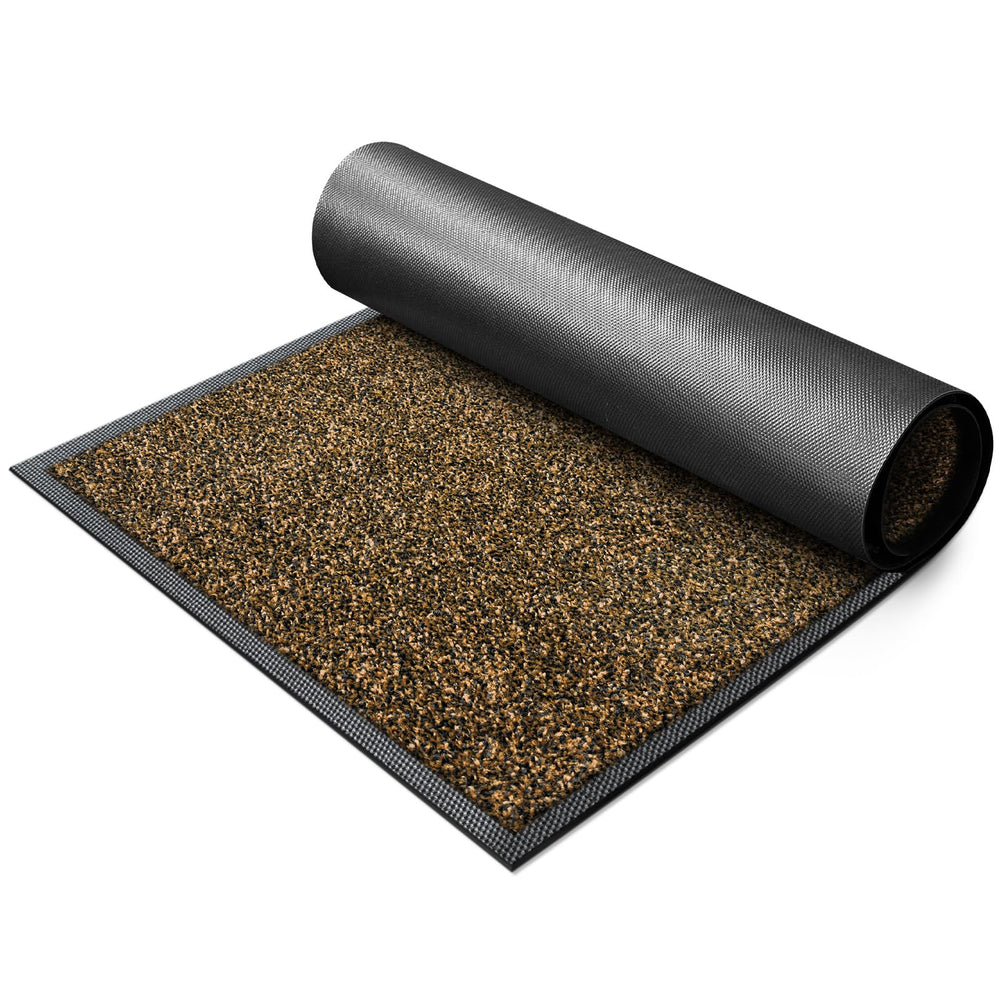 Mibao staged entryway lifestyle mat reducing tracked-in dirt and mud