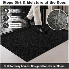 Mibao texture close-up highlighting dense fibers for superior dirt trapping
