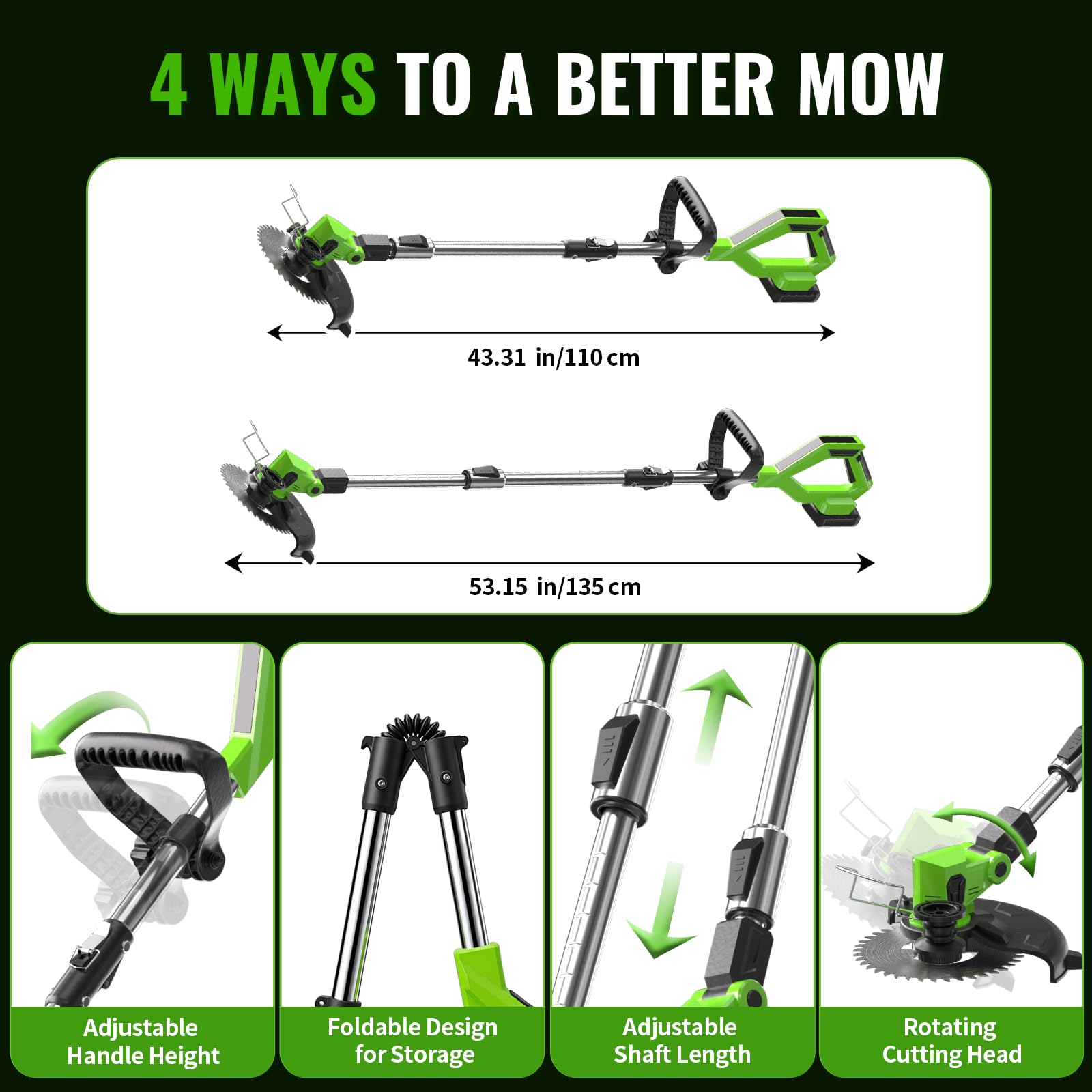 MIBLOB one-steel blade detail for cutting tough stalks benefit
