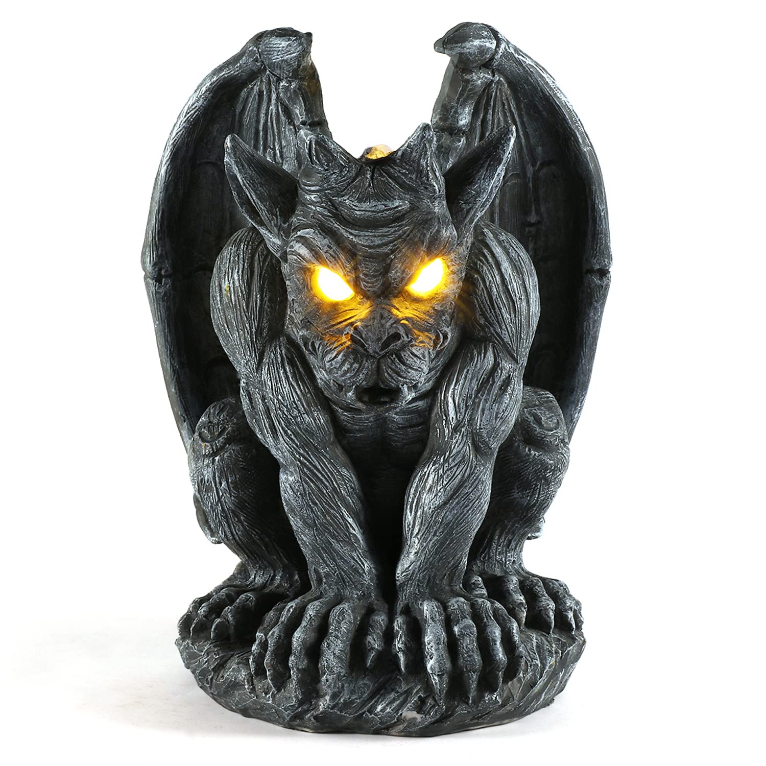 MIBUNG gargoyle front view showing carved details and protective stance