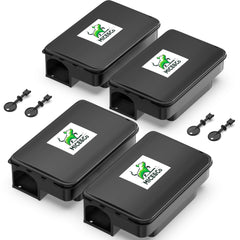 Mice&Co front view station showing compact protected exterior and discreet placement benefit