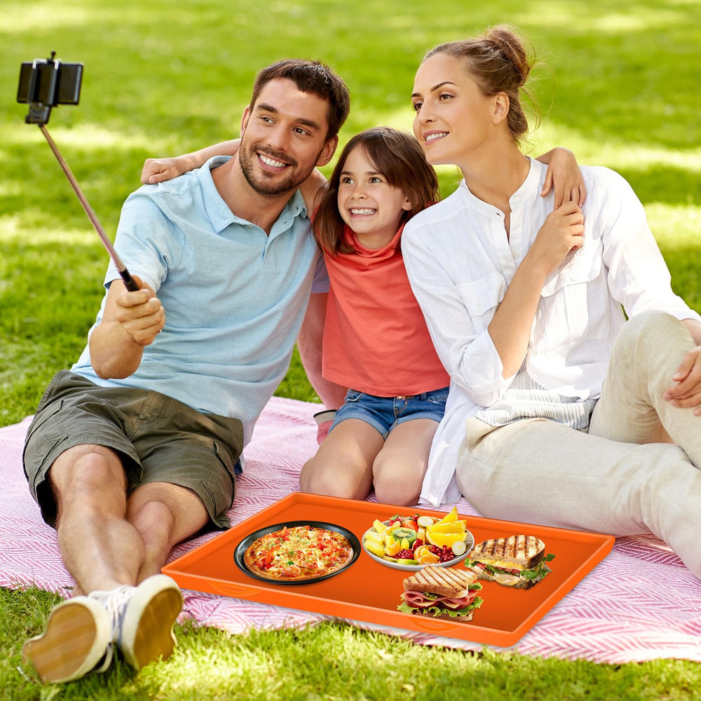 MICEYLIVE lifestyle scene at backyard grill showing ready-to-cook protection