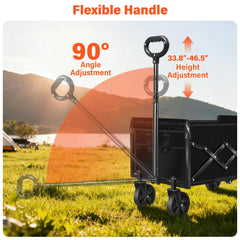 micieitie telescopic handle adjustment close-up for ergonomic pulling comfort