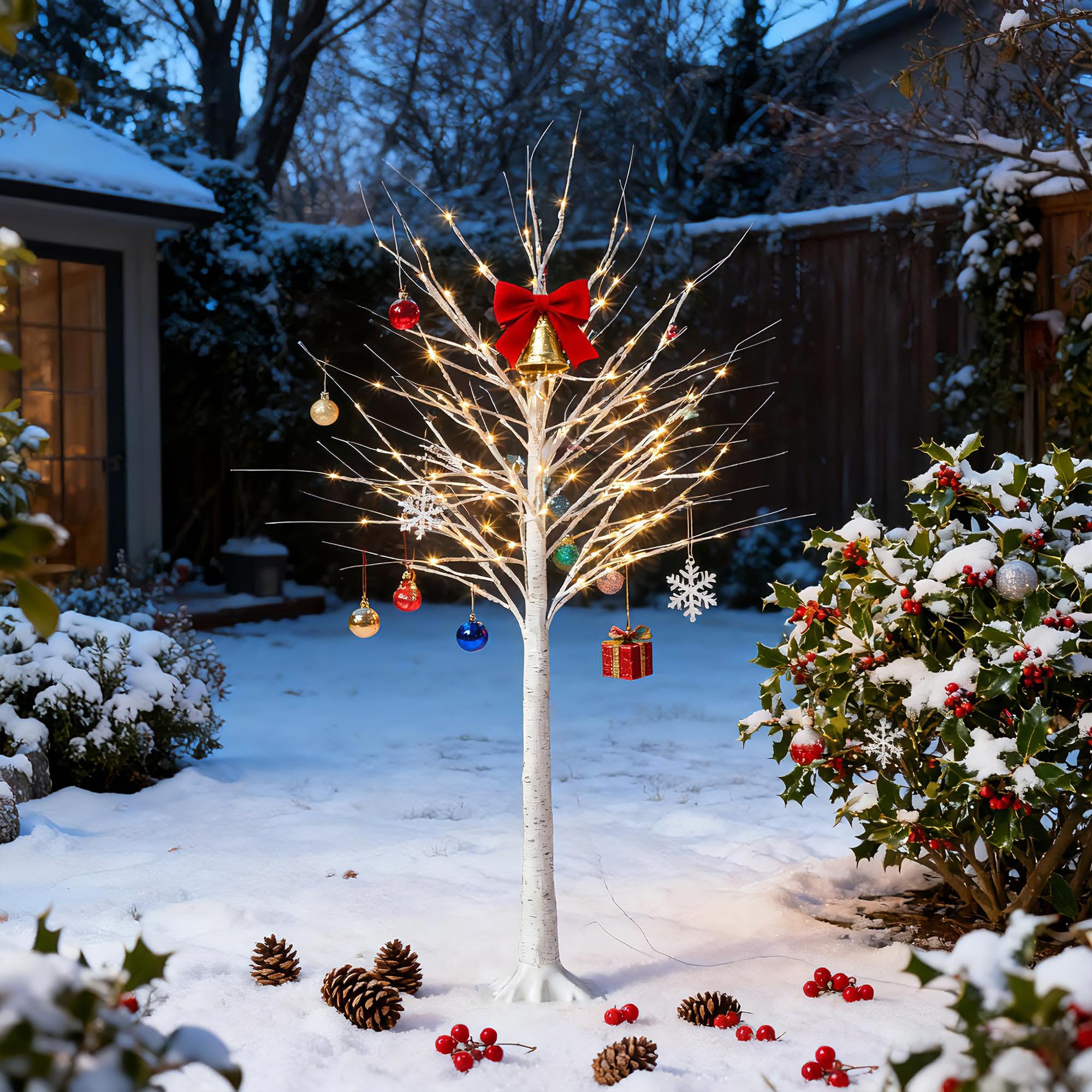 MICLIONLED patio evening display showing weather-rated outdoor ambiance