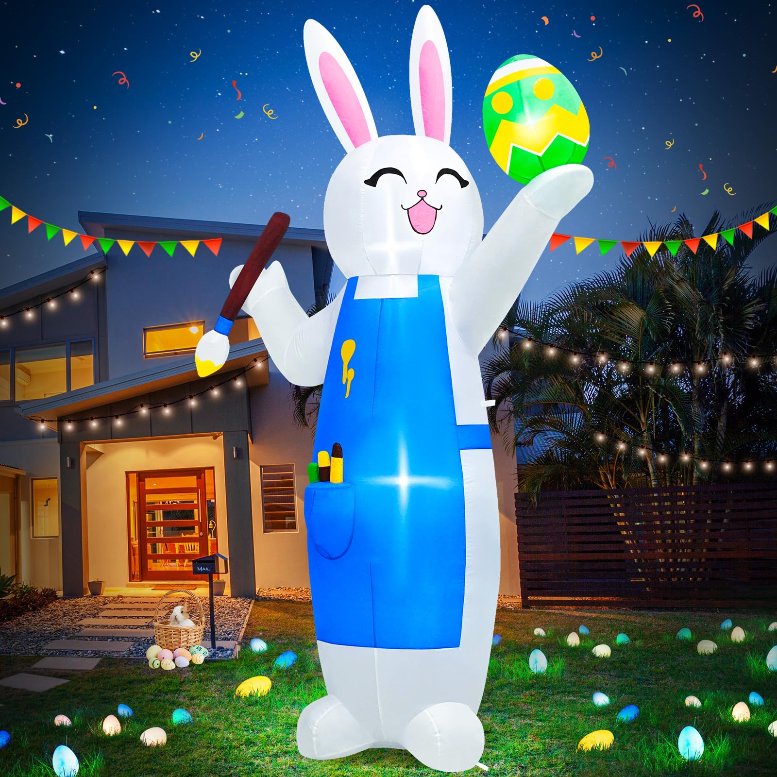 MICOCAH in front yard with festive setting attracting family and neighbors