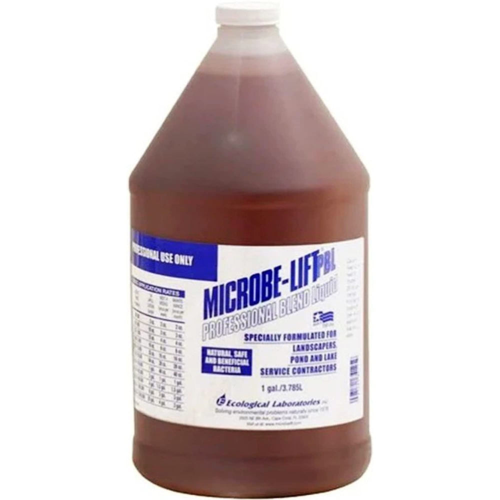 MICROBE-LIFT one-gallon front label showing product and professional dosing benefit