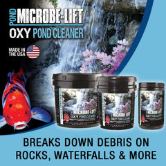 MICROBE-LIFT granular texture close-up highlighting fast-acting oxygen power