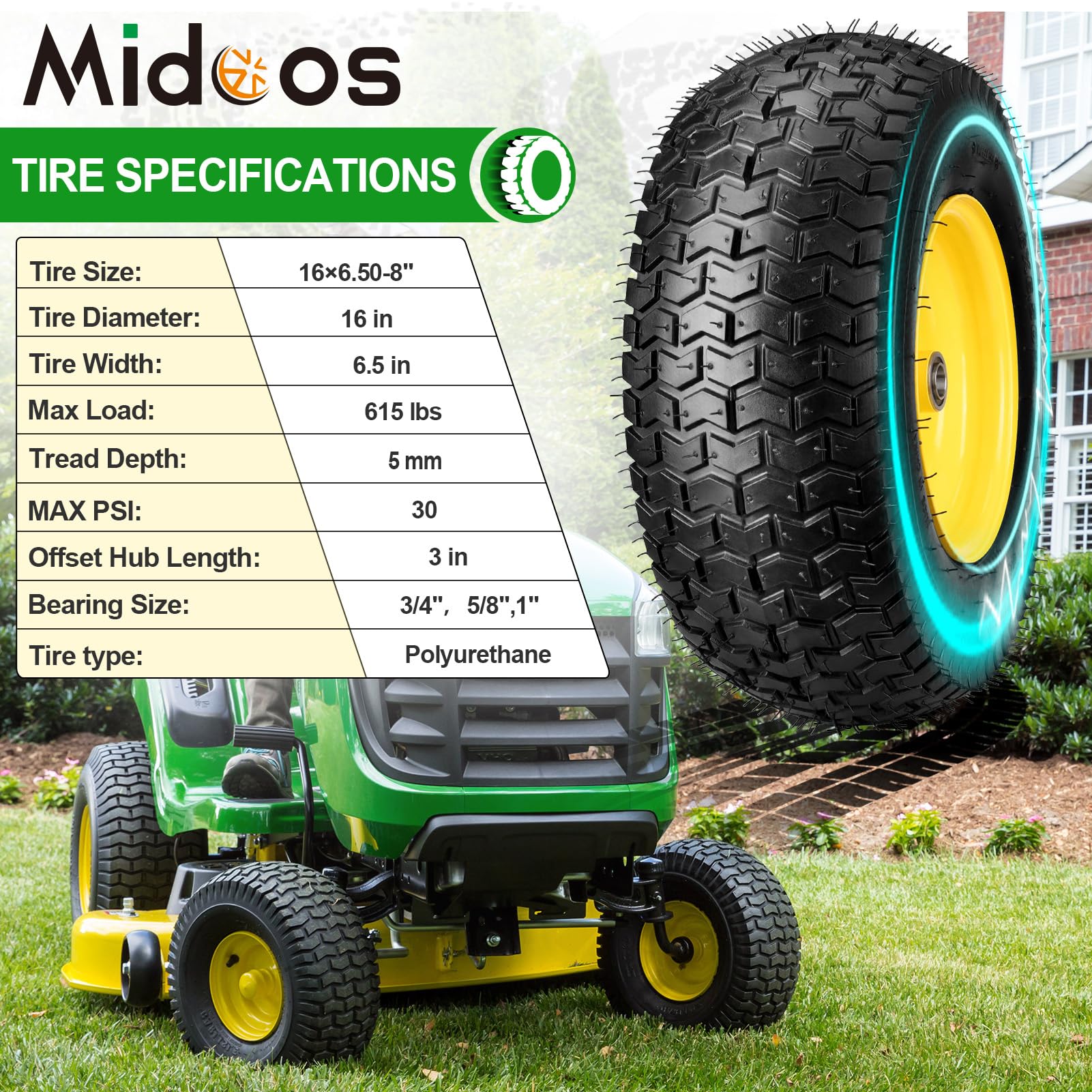 Midcos steel rim detail showing thickened construction for durability