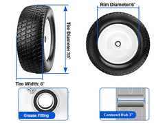 Midcos side profile showing tread detail for traction and long wear