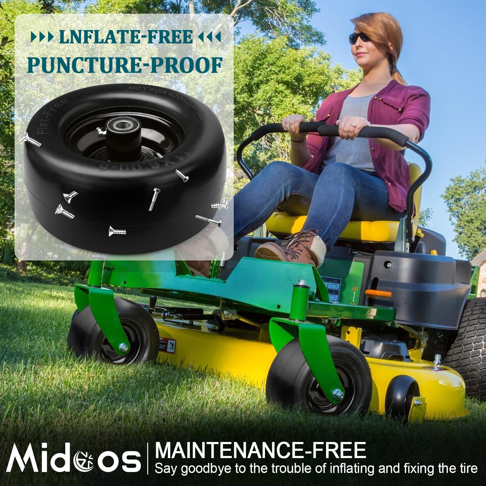 Midcos included spacers and extra bearings for flexible installation