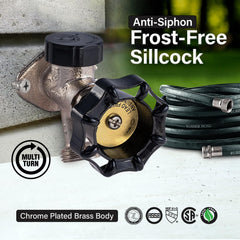 Midline Valve close-up of integral vacuum breaker protecting water supply