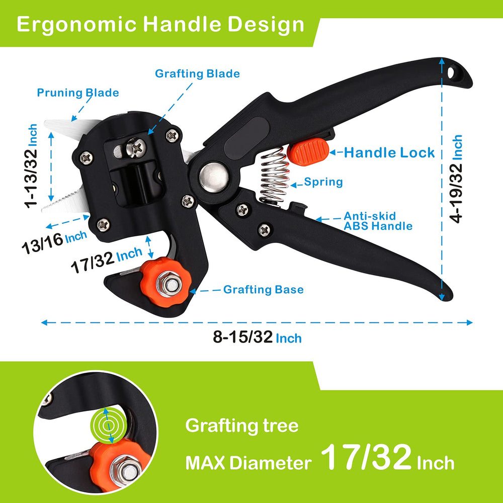 MIDOUWEST SK5 grafting cutter close-up displaying clean blade edge for precise cuts
