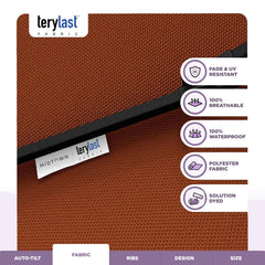 Midtown Umbrellas metal crank and auto-tilt detail ensuring easy adjustments