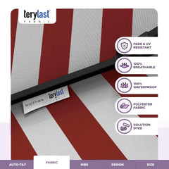 MIDTOWN UMBRELLAS zinc-alloy crank detail for smooth reliable opening and tilt