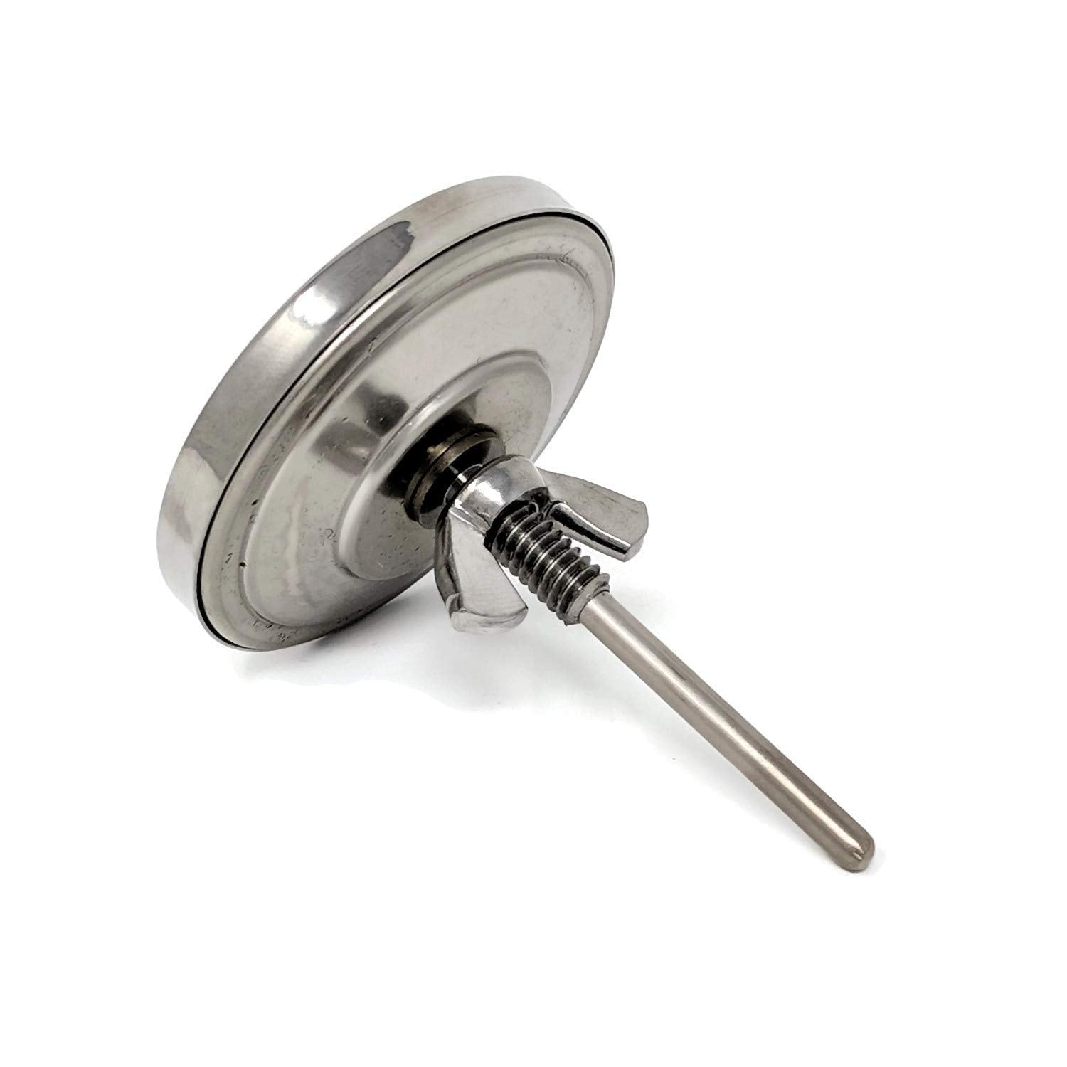 Midwest Hearth close-up of glass lens and stainless finish for durability