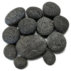 Midwest Hearth front packaging showing smooth lava stones and neat presentation