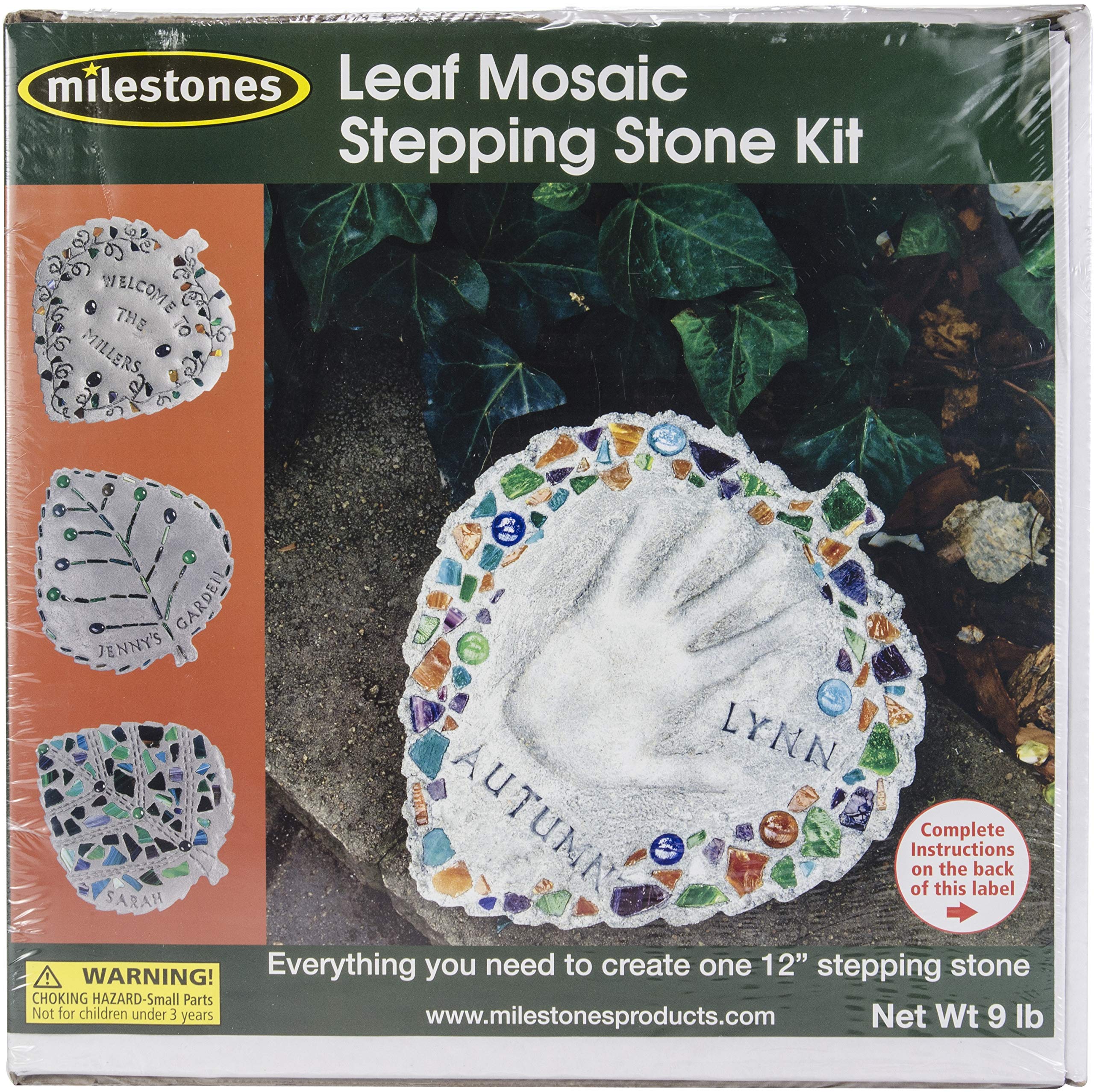 Midwest Products leaf mold front view showing reusable shape and easy pour benefit
