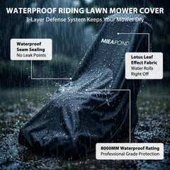 mieapond fabric close-up showing 420D ripstop texture and durability