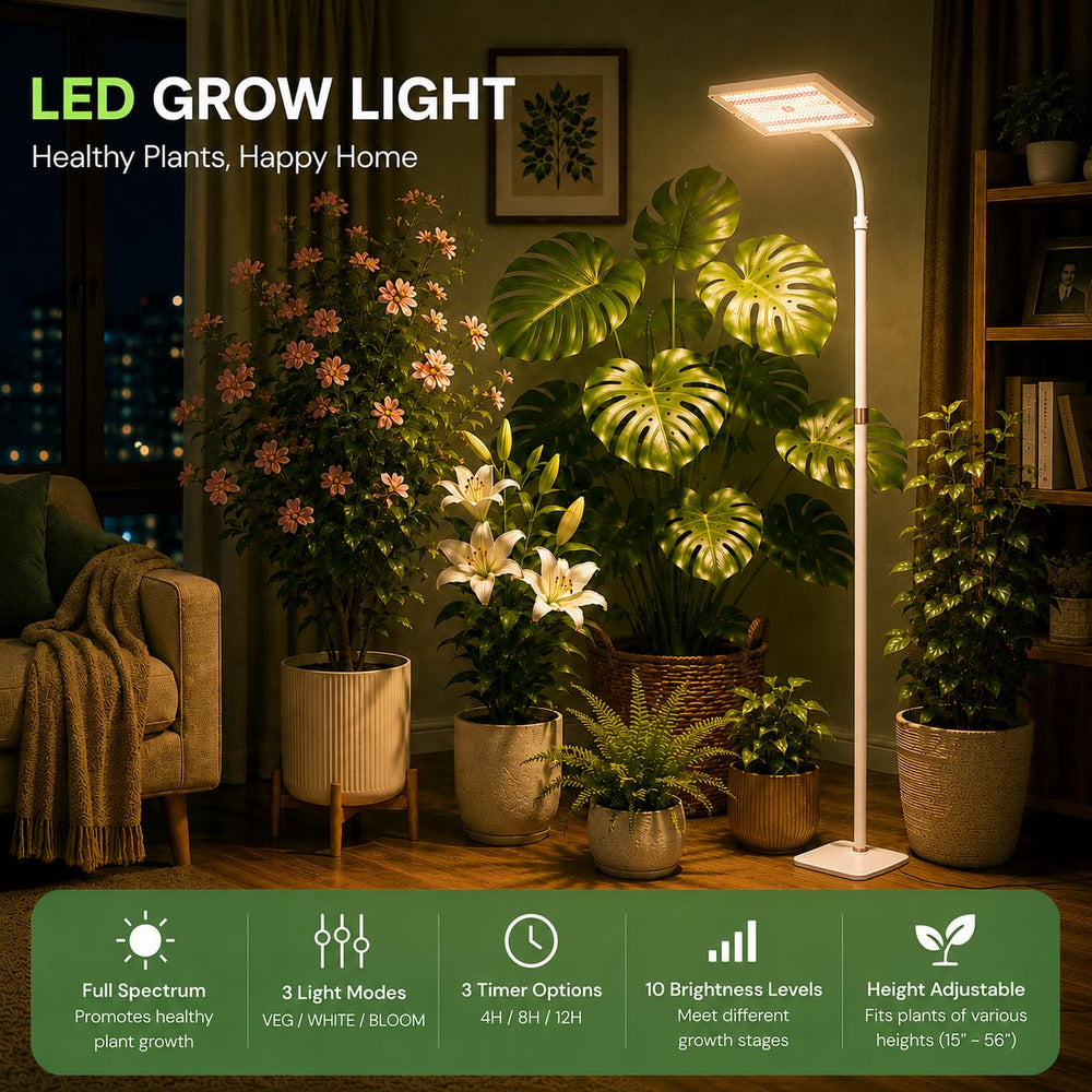 MIEEMCLUX close-up of LED array showing mixed diodes for balanced plant growth benefit